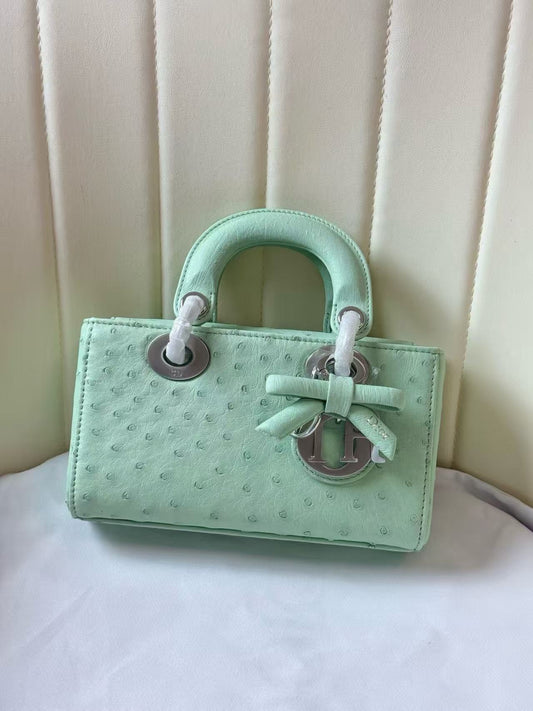 Dior 2026 Lady D-Joy Bag 19cm Ostrich Leather