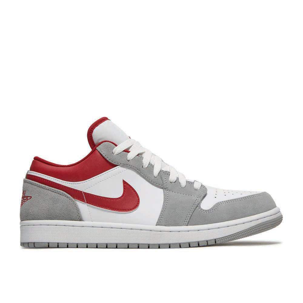 Air Jordan 1 Low SE ‘Light Smoke Grey Gym Red’ Revered Footwear | On-Feet Fire