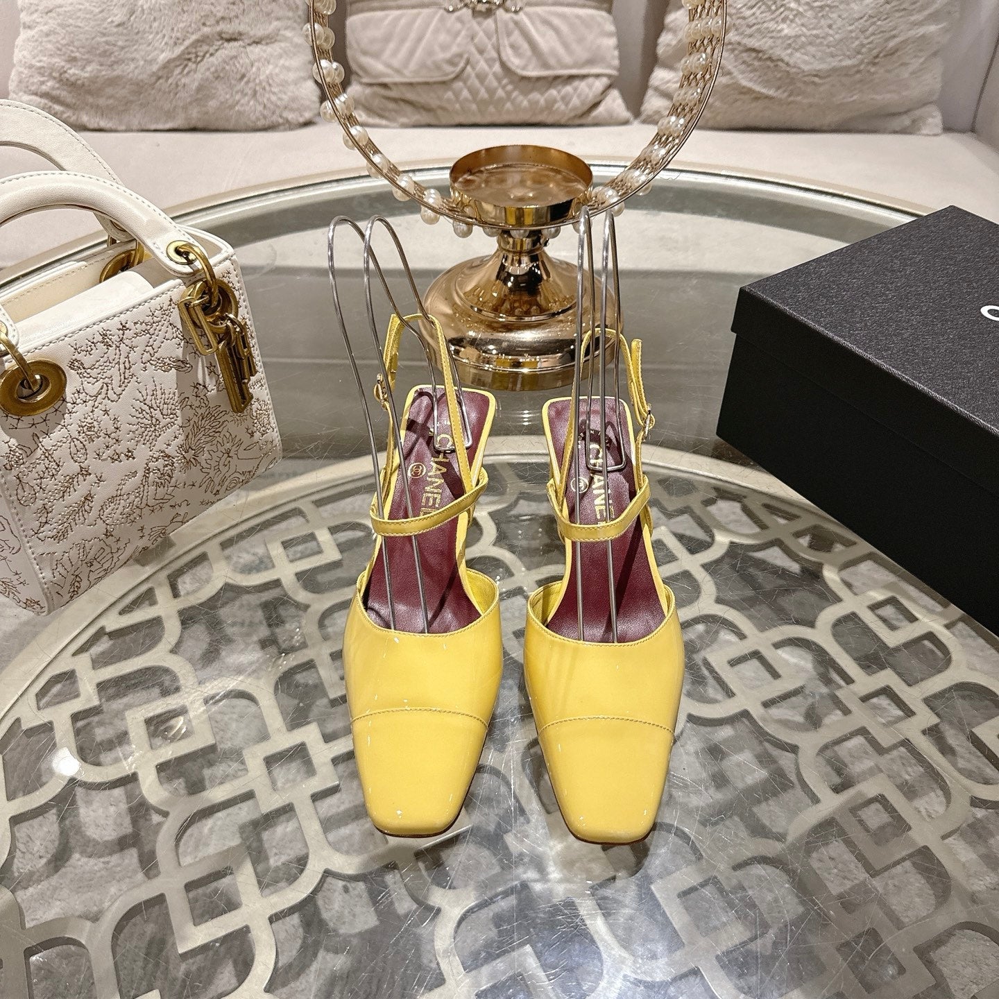 Chanel 2026 Mary Jane Sandals Leather Sheepskin 834483