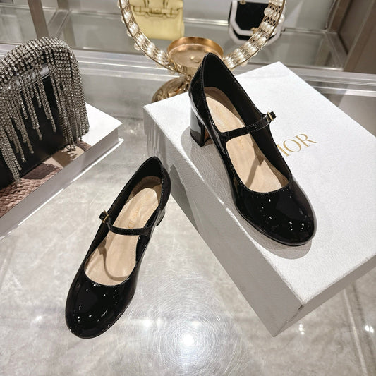 CD 26 Lolita High-Heeled 40 Black Patent Leather 592220