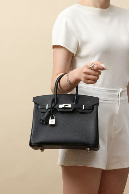 Hermes 2026 Birkin 30 Black Togo Leather With Silver Hardware