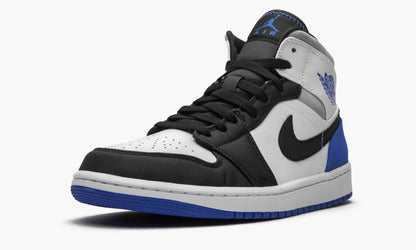 Air Jordan 1 Mid SE Game Royal Black Toe Sneakers - Court Classic
