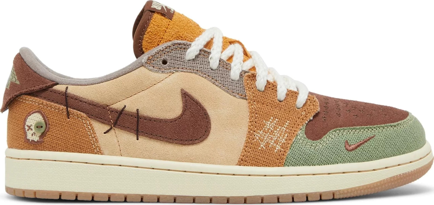 Air Jordan 1 Retro Low OG Zion Wiliamson Vodoo Sneakers - All-Day Comfort