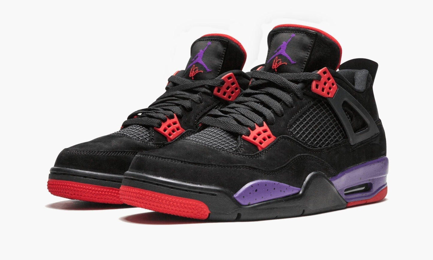 Air Jordan 4 Retro “Raptors/Drake OVO” Sneakers - Basketball Legend