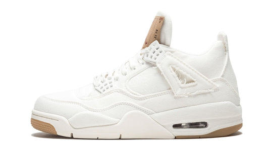 Air Jordan 4 Retro Levis NRG White Denim Sneakers - Performance Runner