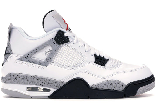Air Jordan 4 Retro OG White Cement 840606 Sneakers - Signature Series