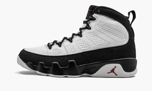 Air Jordan 9 Retro White Black Red 2016 Release Sneakers - Authentic