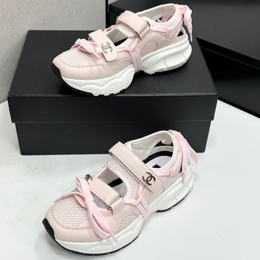 Chanel 2026 Casual Sneakers 30mm Mesh Calfskin 894891