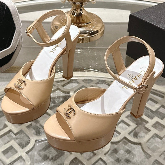 Chanel 2026 Platform Sandals Sheepskin 834300