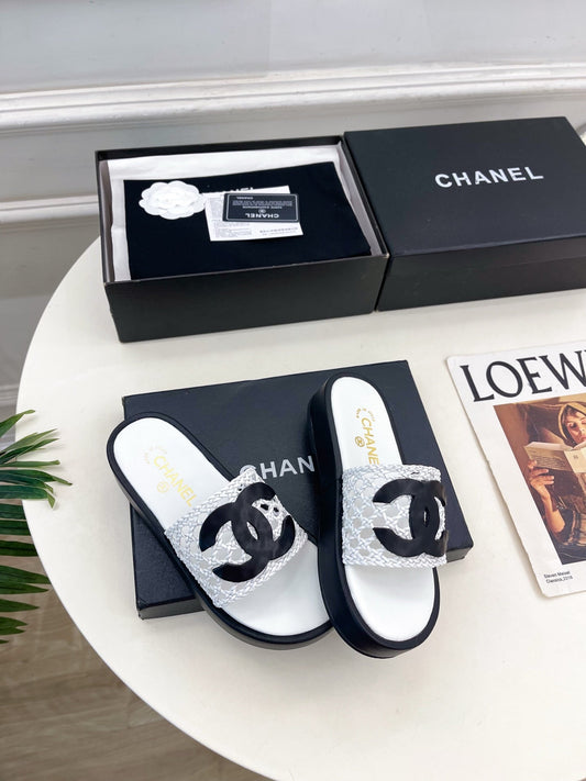 Chanel 2026 Platform Slippers Sheepskin 831543