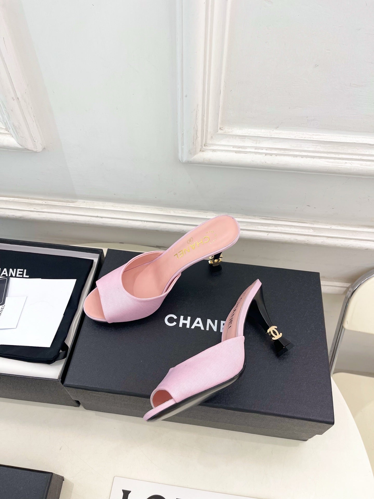 Chanel 2026 Mary Jane High Heels 9cm Lambskin Sheepskin Leather 832335