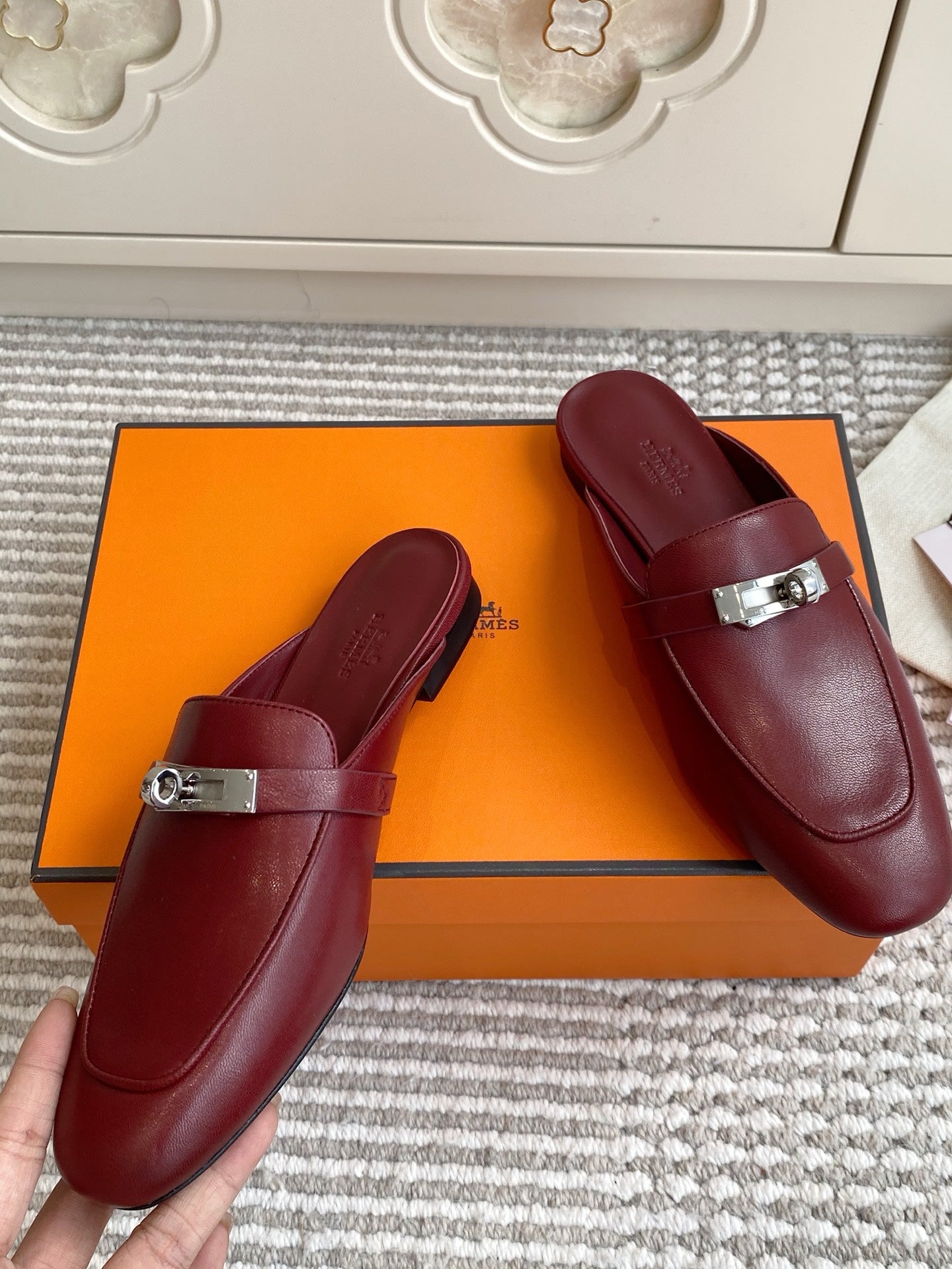 HM Oz Mules Calfskin 858870