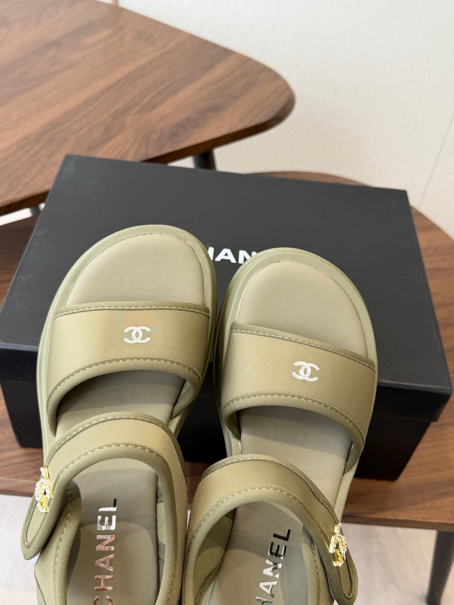 Chanel 2026 Platform Sandals Lambskin 833986