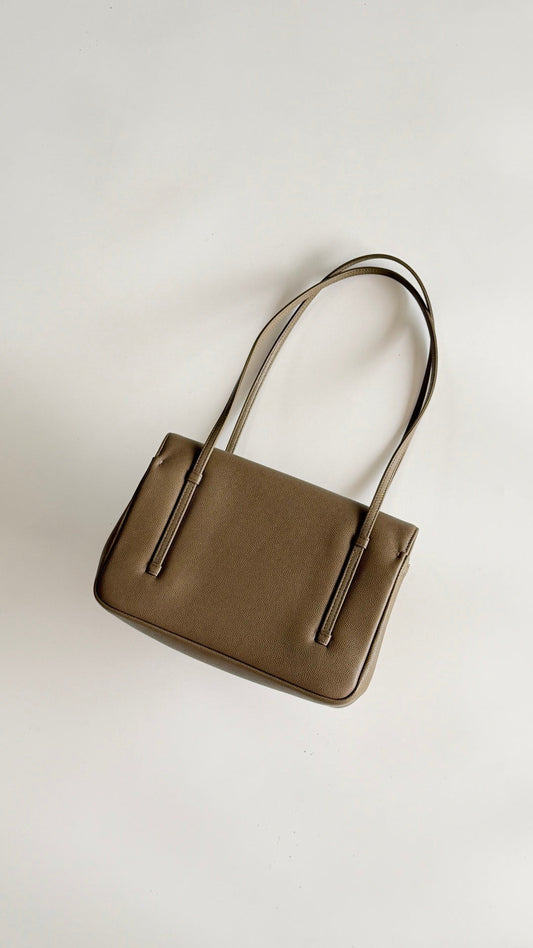 Chanel 26 Shoulder Bag 22cm Khaki Caviar Leather