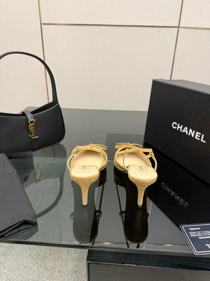 CC 26s Slingback 65 Brown Black Suede Cowhide 651327