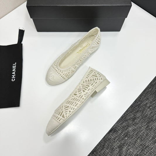 CC 26s Ballet Flats Canvas Leather