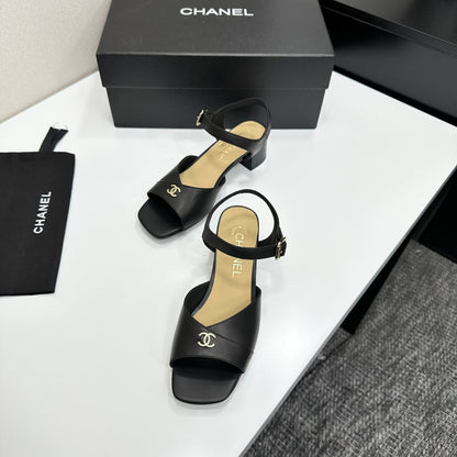 CC 2026 Mary Jane Sandals 45 Black Cowhide 668114