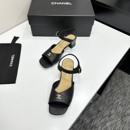 CC 2026 Mary Jane Sandals 45 Black Cowhide 668114