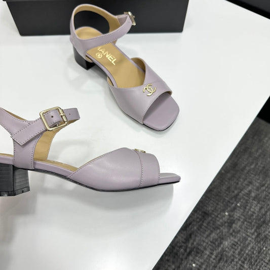 CC 2026 Mary Jane Sandals 45 Light Purple Cowhide 668115