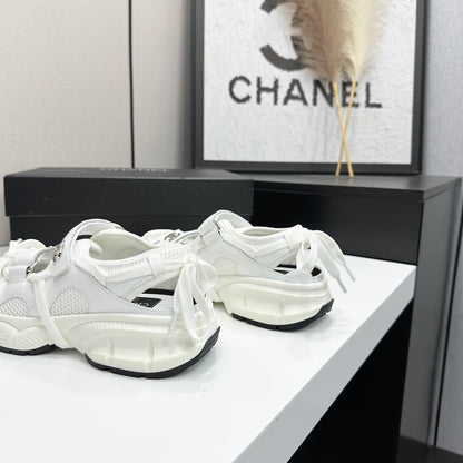 Chanel 2026 Casual Sneakers 30mm Mesh Calfskin 894891