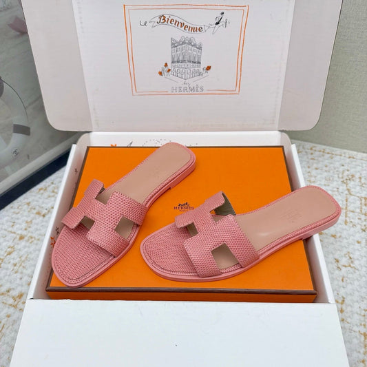 HM 26ss Oran Sandals Pink Cowhide 625041