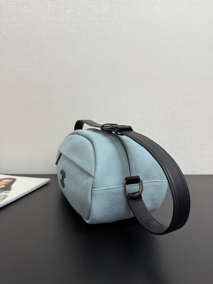 Chanel 2026 Oval Bag 36cm Canvas Leather
