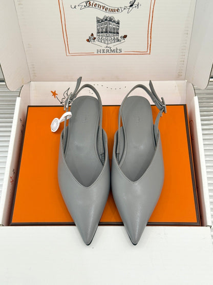 HM 2026 Slingback Flat Sheepskin 859718