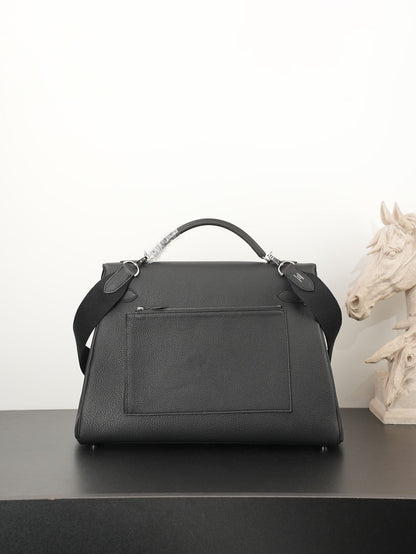 Hermes 2026 Maxi Kelly 42cm Bag Black Togo Leather 284505