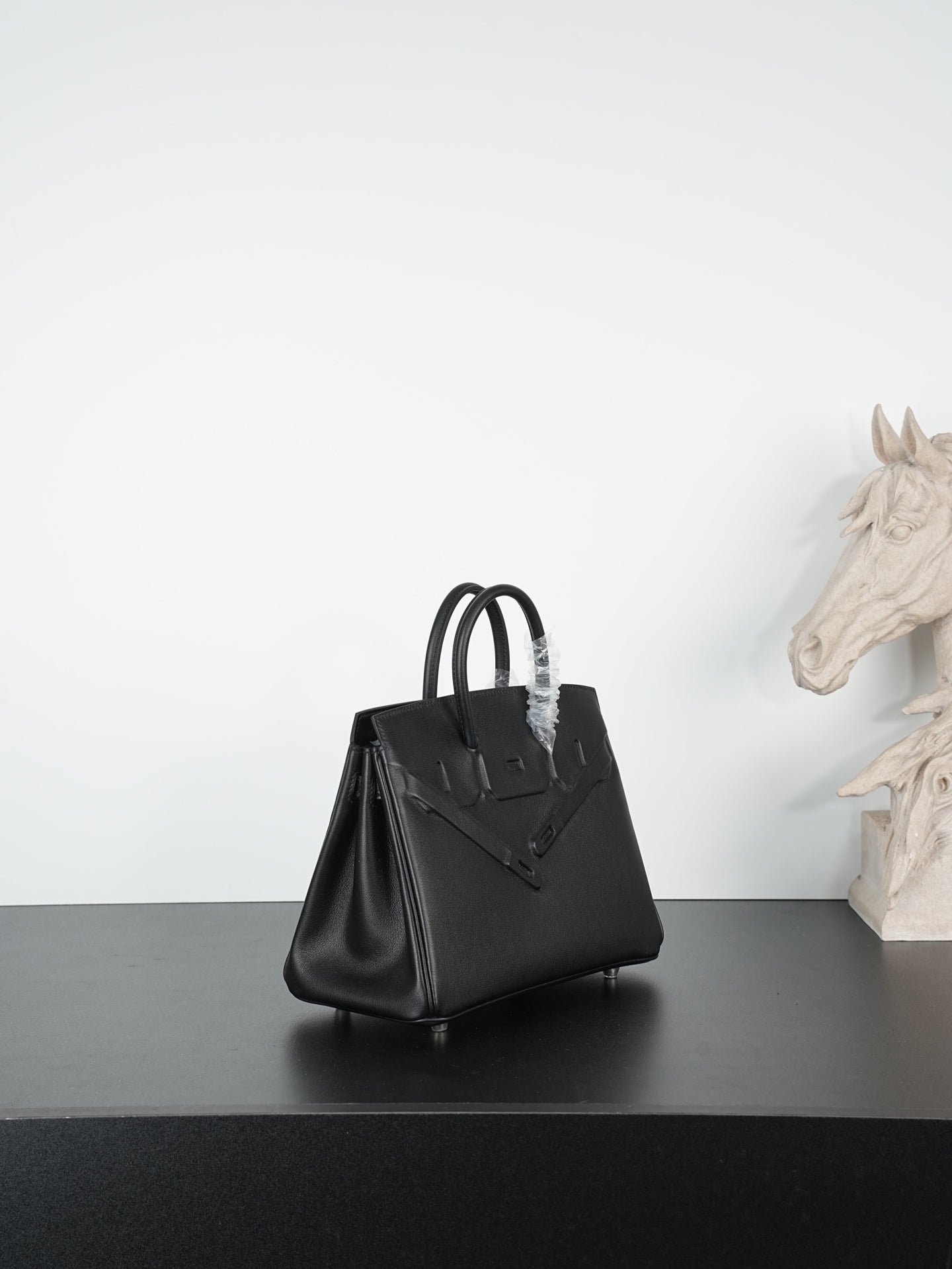 Hermes 2026 Birkin 25 Shadow Black Swift Leather 284509
