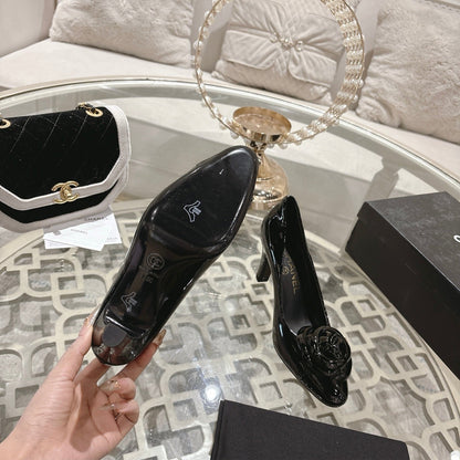 CC 26s High Heels Pump 85 Black Patent Leather 627005