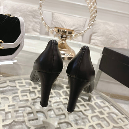 CC 26s High Heels Pump 85 Black Suede 627011