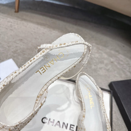 Chanel 2026 Flat Sandals Sheepskin 826287