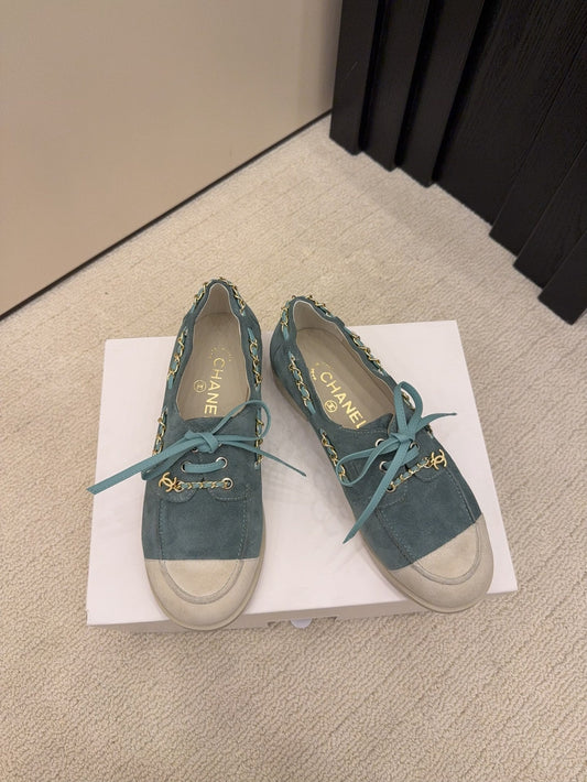 CC 26 Mocassin Loafer Blue Suede 588897