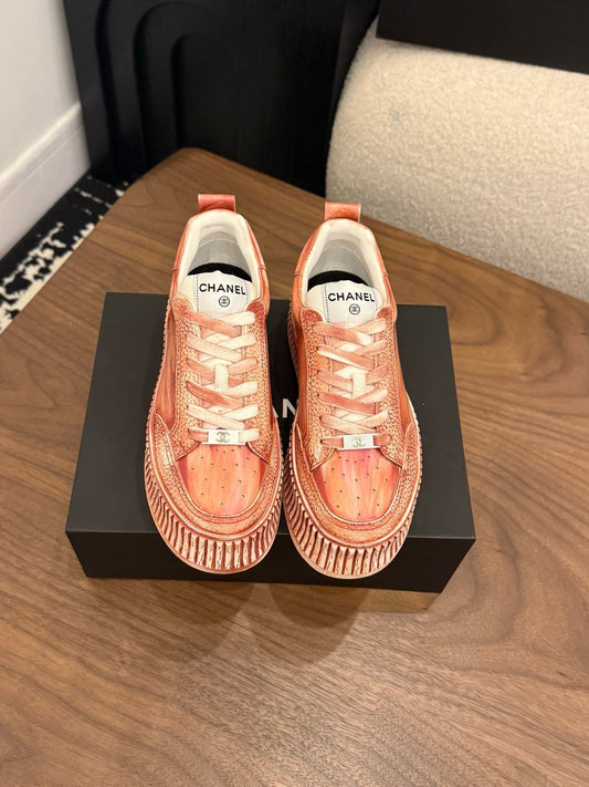 CC 26s Casual Sneaker Coral Orange Leather 183616