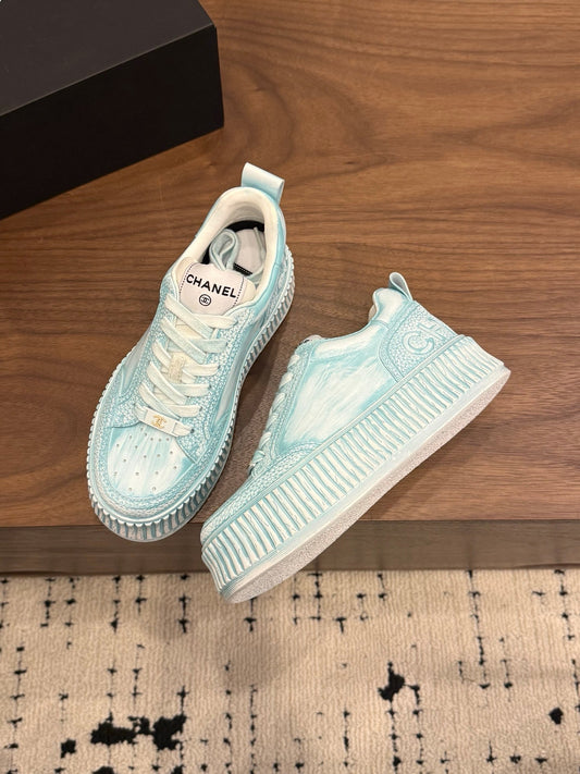 CC 26s Casual Sneaker Blue Pastel Leather 183619