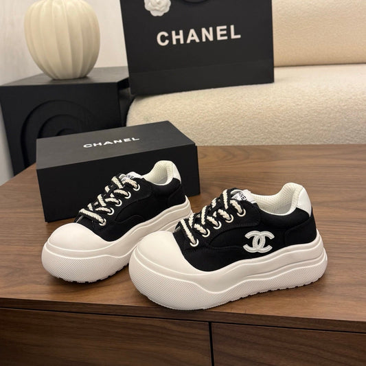 CC 26s Casual Sneaker Black White Canvas Leather 183592