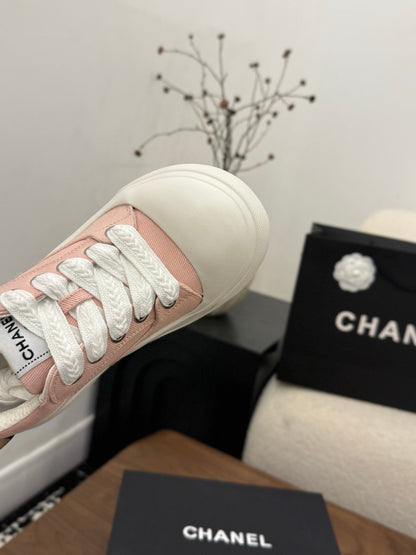 CC 26s Casual Sneaker Baby Pink White Canvas Leather 183593