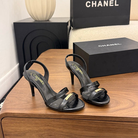 CC 26s Sandals 80 Black Sheepskin 183530