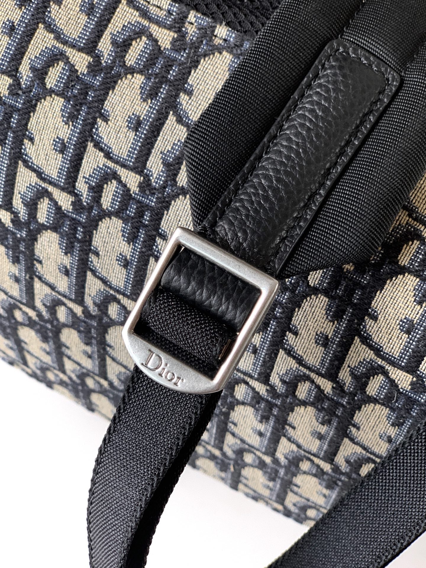 Dior 2026 Saddle Heritage Backpack With Flap 42cm Fabric Leather 355424