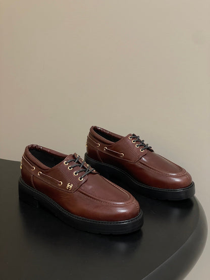 CC 26 Lace-Up Loafer Brown Sheepskin 594248