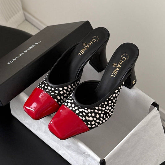 CC 2026 Mary Jane Mule 70 Patent Leather