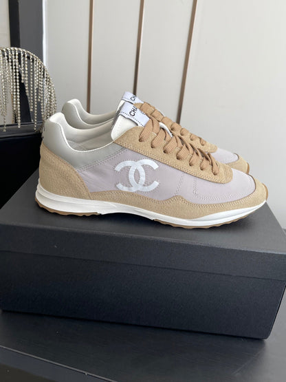 Chanel 2026 Sneaker Brown Fabric And Calfskin Suede 895744
