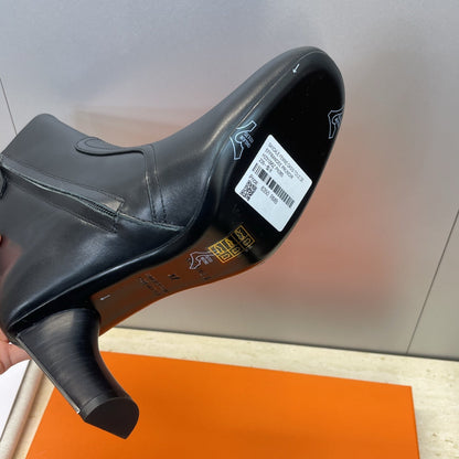 HM 26ss Lolita Chelsea Boots 80 Black Calfskin 607089