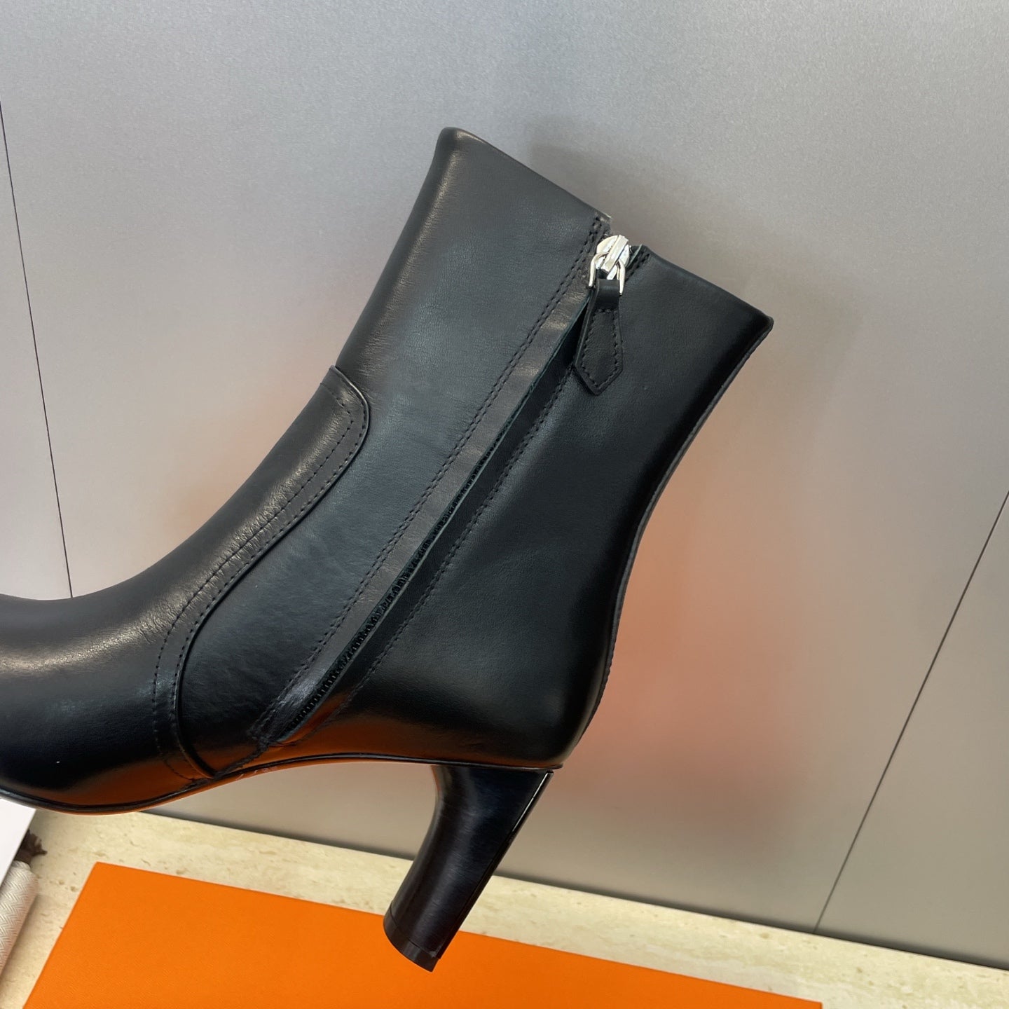 HM 26ss Lolita Chelsea Boots 80 Black Calfskin 607089