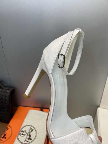 HM 26ss High Heel Sandals 105 White Cowhide 607125
