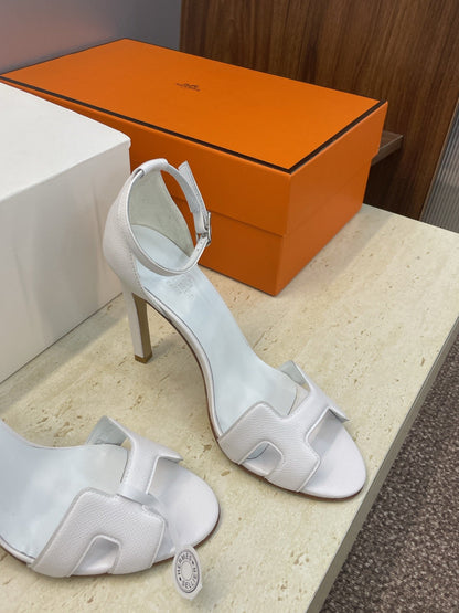 HM 26ss High Heel Sandals 105 White Cowhide 607125