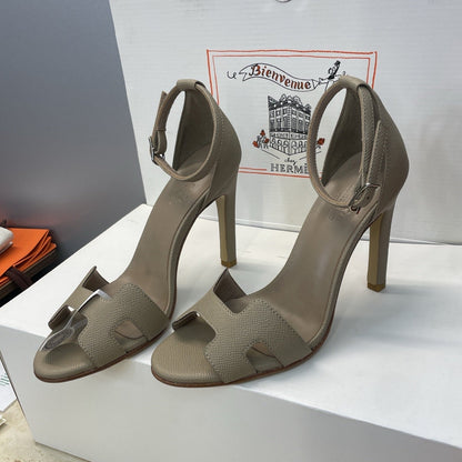 HM 26ss High Heel Sandals 105 Taupe Cowhide 607127