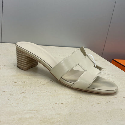 HM 26ss Oran Sandals 45 Light Beige Calfskin 607226
