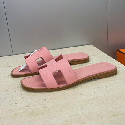 HM 26ss Oran Sandals Pink Calfskin 607231