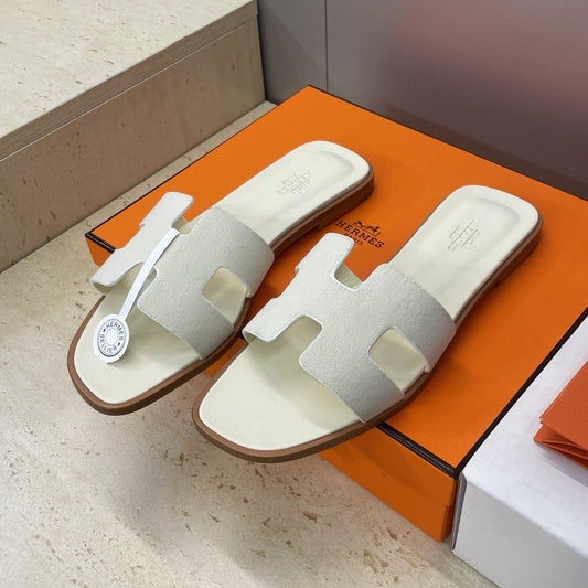 HM 26ss Oran Sandals White Calfskin 607238